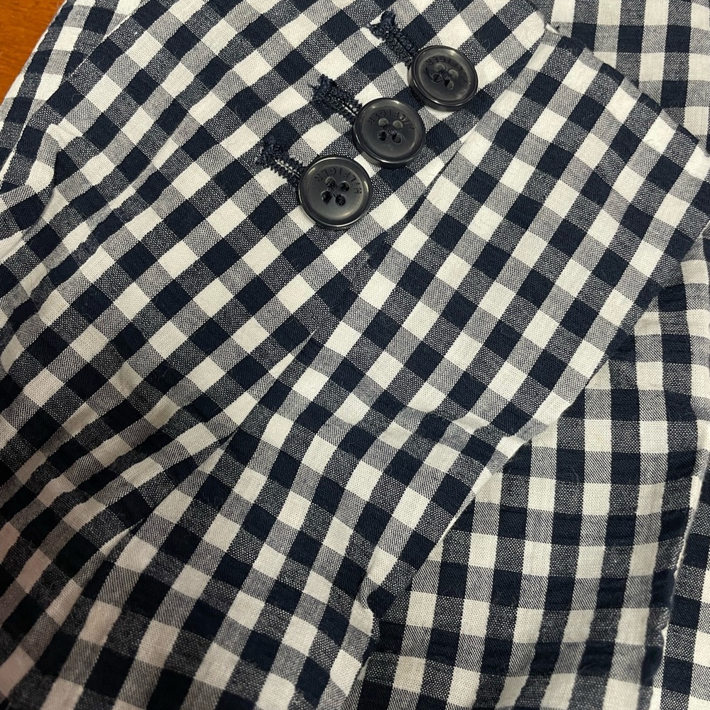 Tommy Hilfiger Gingham-Print Open Jacket - Picture 9 of 12